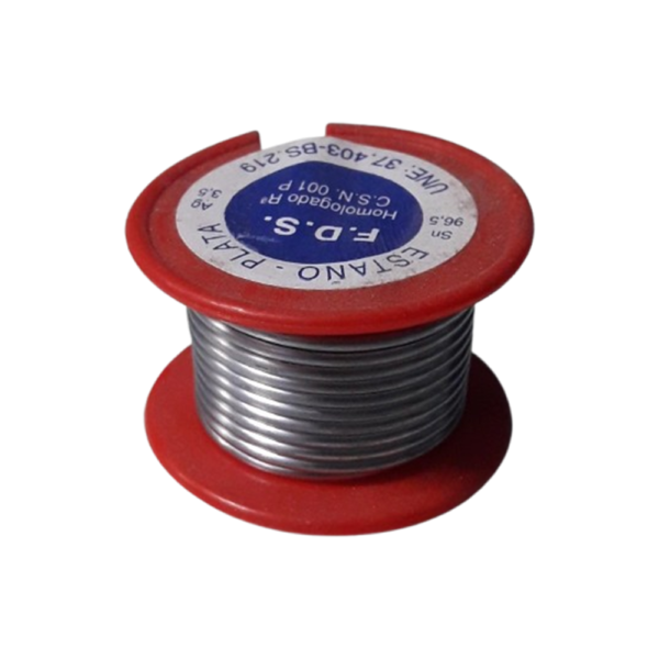 Bobine étain soudeur cuivre 3,5% argent F.D.S Spain pour plomberie professionnelle