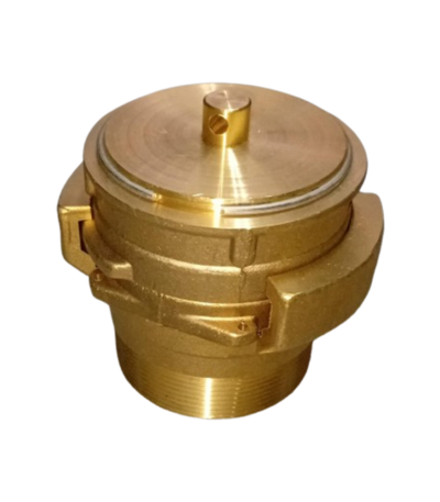 Bouchon d'incendie laiton 2''1/2 de diamètre 63,5 mm, filetage mâle pour plomberie sanitaire