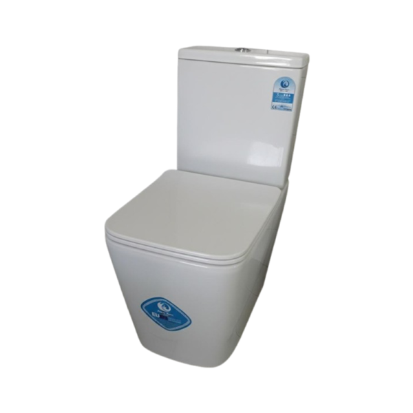 Wc Complet Aqua Spin Carre 67a8gw