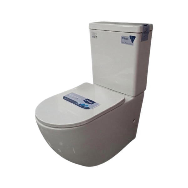 Wc Complet Blanc Ovale Btw Moon Ref 1831