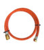 Flexible gaz 100 cm orange Adflex haute résistance pour cuisinière et chauffe-eau