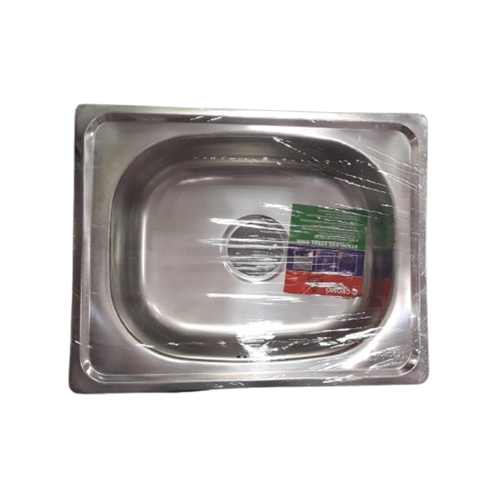 image-removebg-preview - 2026-04-16T123830.846 évier 40 x 50 encastré - Évier 40 x 50 encastré Cromo — évier de cuisine compact encastré blanc, vue de face
