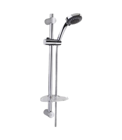Kit de douche sport Teka - Kit de douche stylo sport Teka réf. 790026600 chromé avec mitigeur, pomme et flexible économie d'eau