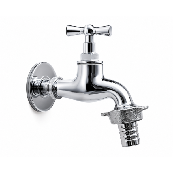 Robinet Jardin Chrome 1/2 X 3/4 Tm 2580002