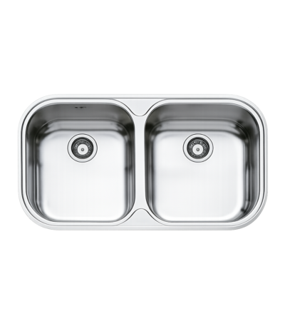 Evier Stylo 2 B Teka inox 2 bacs robinetterie cuisine premium