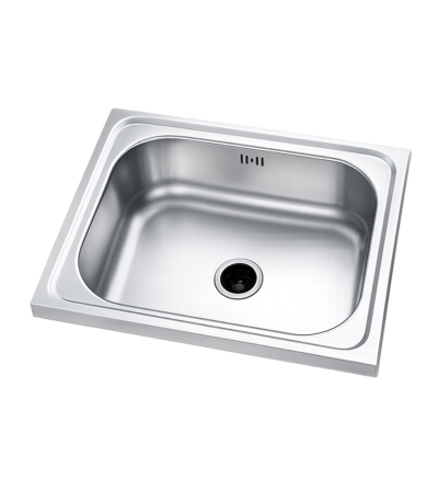 Evier Rodi Okio Line 116x50 en acier inoxydable avec design épuré, adapté à la cuisine professionnelle et résidentielle