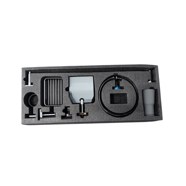Ens Salle De Bain Carre 6 Ps Zenith Chrome Sarz8