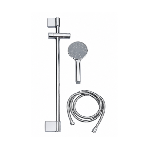 Kit douchette flexible chrome 3 jets Gebomed