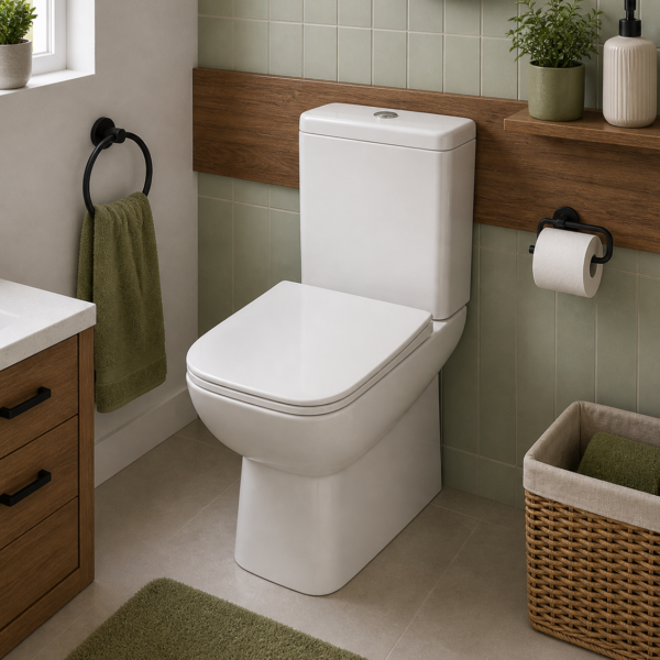 WC complet Duru Turkuaz blanc avec abattant soft-close