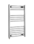 Seche-serviette électrique 1200x500 Orona chrome — radiateur mural chromé haute brillance pour salle de bains professionnelle