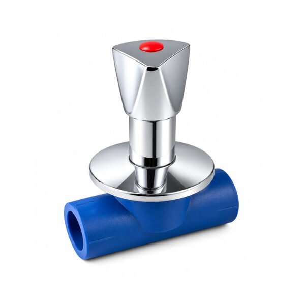 Robinet D'arret Ppr 20 Bleu Foraqua Tete Melangeur