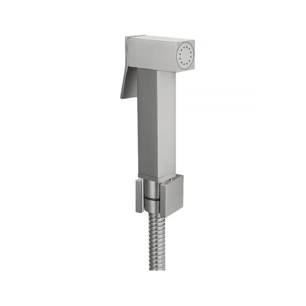 Shattaf WC laiton chrome Gebomed AS1002 avec flexible, pour salle de bain et toilette