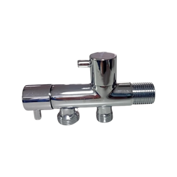 Robinet Equerre Double 1/2 X 3/8 Tm 2950178