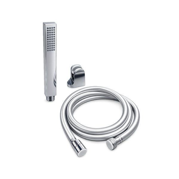 Kit De Douche Carre Chrome Kit3001sc Gebomed