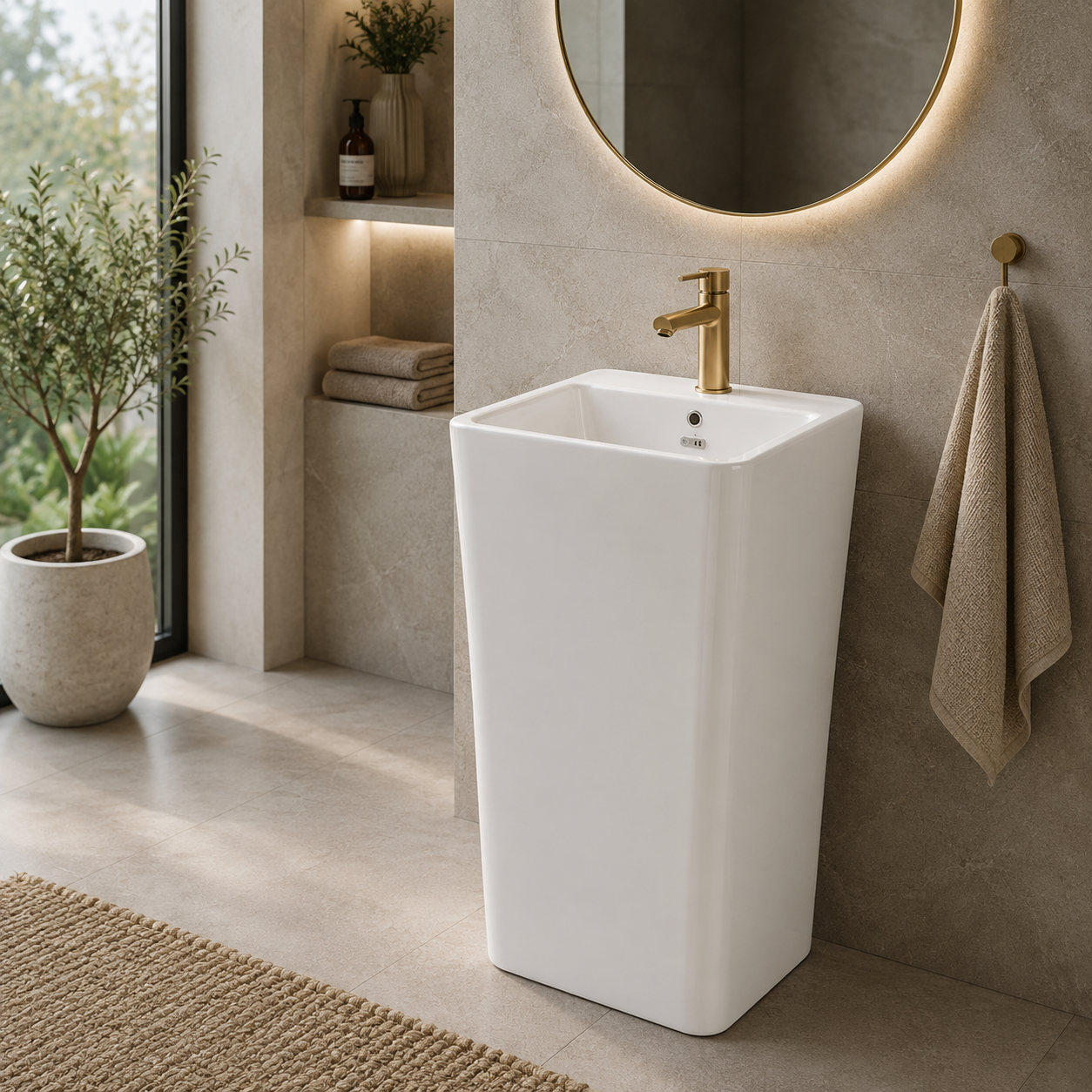ChatGPT Image 27 août 2026, 16_17_57 Lavabo Vertical Carre Blanc 82 X 40 Style – Image 1