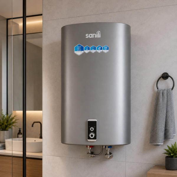 Chauffe Eau Electrique 50l Slim Sanili Gris